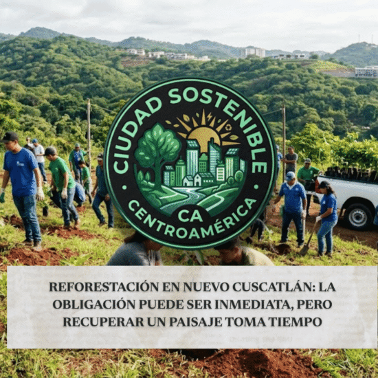 Reforestación y compensación de árboles en Nuevo Cuscatlán