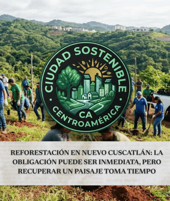 Reforestación y compensación de árboles en Nuevo Cuscatlán